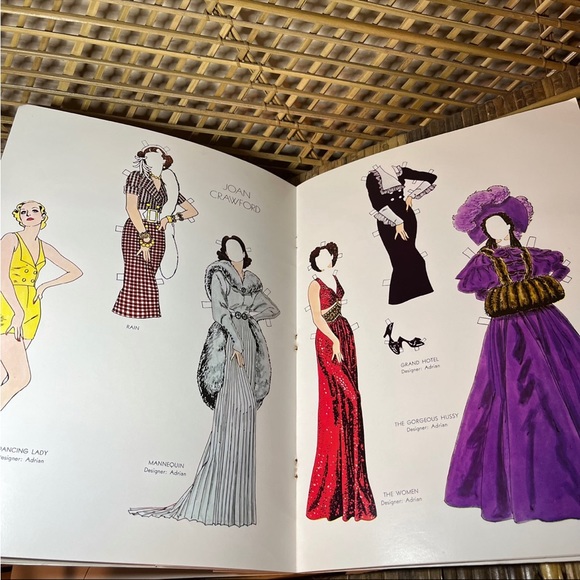 Vintage Glamorous Movie Stars of The 30s Paperdoll Book 1978 - Picture 5 of 10